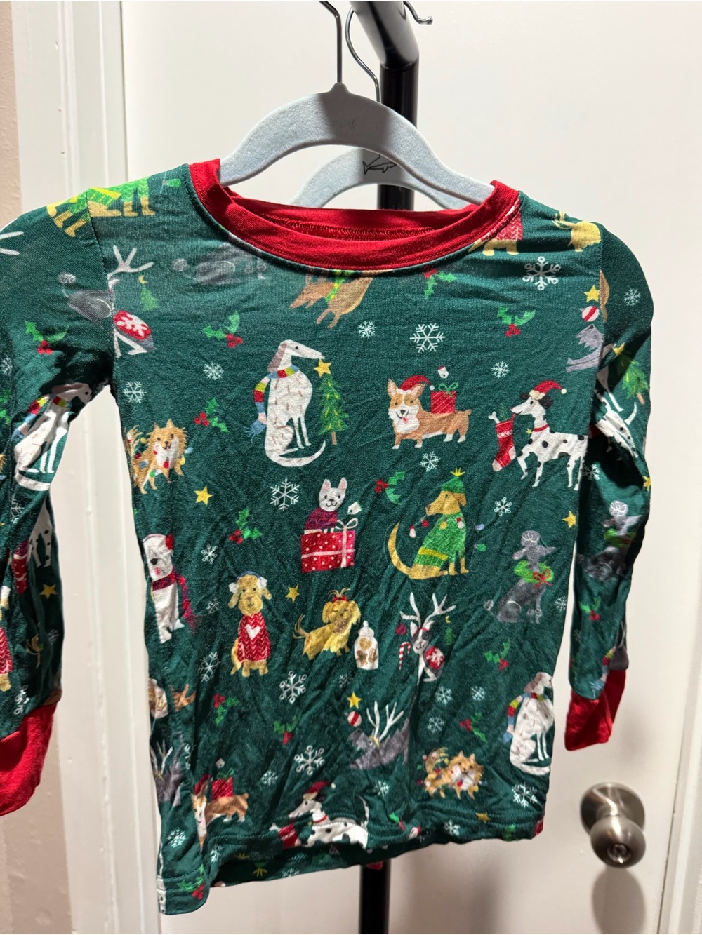 Little Sleepies Christmas Dogs Bamboo Pajama Set – 18–24 Months